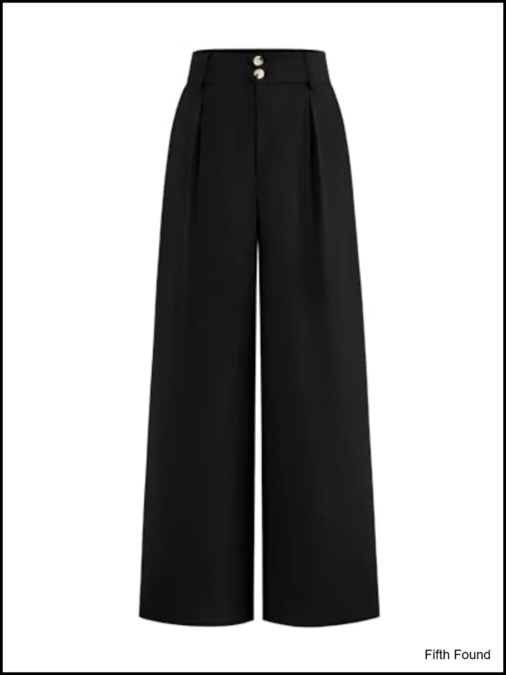 Wide Leg Dress Pants High Waisted Pleated Business Casual Trousers Office